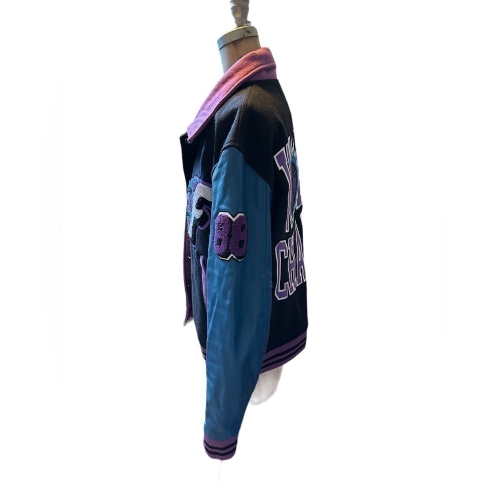 Homme + Femme letterman jacket- world champs size M runs a size larger - Picture 4 of 11